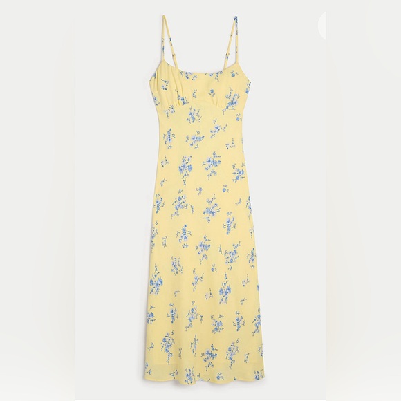 Yellow floral dress from ASOS, never worn - Picture 1 of 8